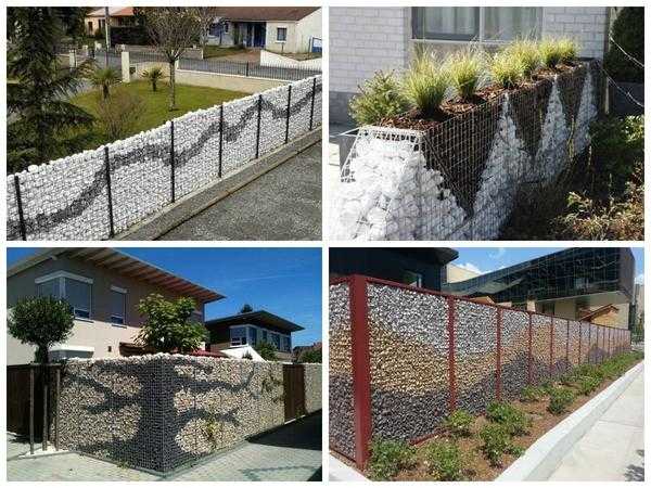 Красивый забор из сетки: как украсить или построить. Фото