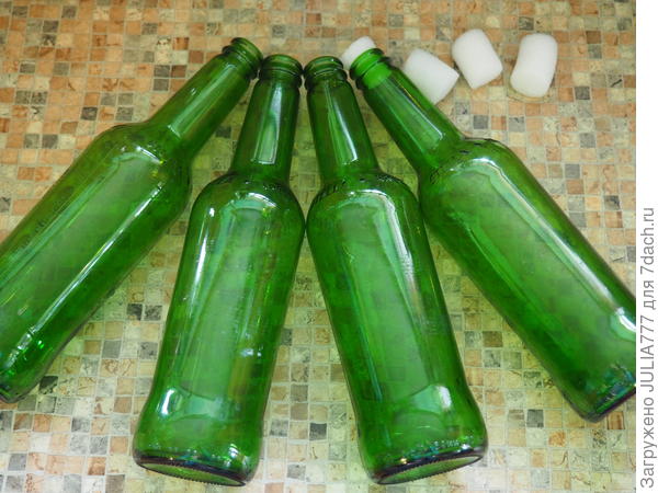 Садовая фигурка "Стрекоза" из арматуры и стеклянных бутылок. Мастер-класс с фото