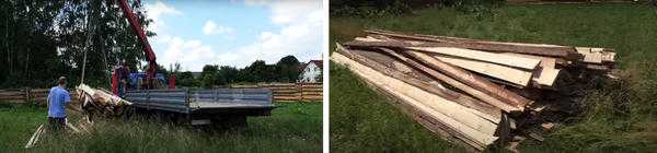 Самый недорогой деревянный забор — из горбыля. Несколько примеров красивого исполнения