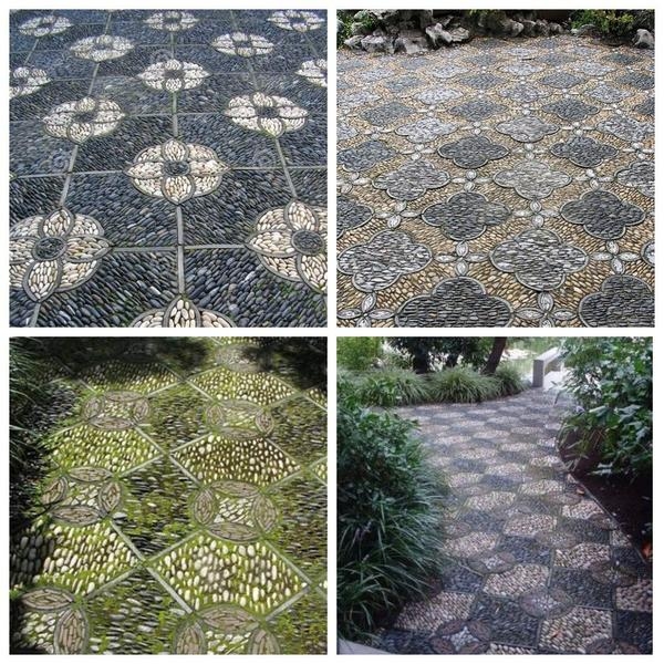 Мозаика в саду: красивые садовые дорожки и тропинки своими руками